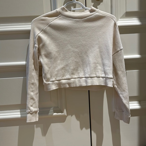 Cropped waffle longsleeve - Picture 1 of 1